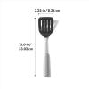 imageOXO Steel Silicone Flexible TurnerSteel Silicone Turner