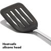 imageOXO Steel Silicone Flexible TurnerSteel Silicone Turner