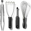 imageOXO Good Grips Stainless Steel Essential 4Piece Kitchen Gadget Set4Piece Gadget Set