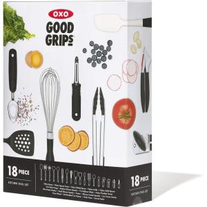 imageOXO Good Grips 15Piece Everyday Kitchen Utensil Set Silver18Piece