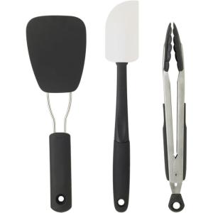 imageOXO Good Grips 3Piece Utensil Set fpr NonStick Cookware Black