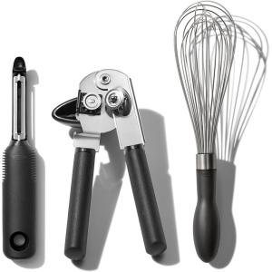 imageOXO Good Grips Stainless Steel Essential 4Piece Kitchen Gadget Set3Piece Gadget Set
