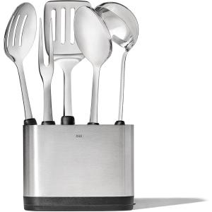 imageOXO Good Grips Stainless Steel Prep ampamp Serve Kitchen Tool 6pc Set