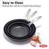 imageOXO Enhanced 10 Piece Cookware Pots and Pans Set PFASFree Ceramic Nonstick Durable Hard Anodized Cookware Scratch Resistant Stainless Steel Handle Good Grips Dishwasher Safe Oven safe Black8 10 and 12 3 Piece Frying Pan Skillet Set