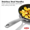 imageOXO Enhanced 10 Piece Cookware Pots and Pans Set PFASFree Ceramic Nonstick Durable Hard Anodized Cookware Scratch Resistant Stainless Steel Handle Good Grips Dishwasher Safe Oven safe Black8 and 10 Frying Pan Skillet Set