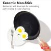imageOXO Enhanced 10 Piece Cookware Pots and Pans Set PFASFree Ceramic Nonstick Durable Hard Anodized Cookware Scratch Resistant Stainless Steel Handle Good Grips Dishwasher Safe Oven safe Black10 Piece Cookware Set