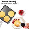 imageOXO Enhanced 11quot Griddle Pan PFASFree Ceramic Nonstick Durable Hard Anodized Cookware Scratch Resistant Stainless Steel Handle Good Grips Dishwasher Safe Oven safe Black