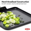 imageOXO Enhanced 11quot Griddle Pan PFASFree Ceramic Nonstick Durable Hard Anodized Cookware Scratch Resistant Stainless Steel Handle Good Grips Dishwasher Safe Oven safe Black