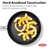 imageOXO Frying Pan Enhanced 12 Skillet Ceramic Nonstick Durable Hard Anodized Cookware Scratch Resistant Stainless Steel Handle Good Grips Dishwasher ampamp Oven safe BlackBlack