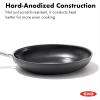 imageOXO Frying Pan Enhanced 12 Skillet Ceramic Nonstick Durable Hard Anodized Cookware Scratch Resistant Stainless Steel Handle Good Grips Dishwasher ampamp Oven safe BlackBlack
