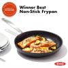 imageOXO Frying Pan Enhanced 12 Skillet Ceramic Nonstick Durable Hard Anodized Cookware Scratch Resistant Stainless Steel Handle Good Grips Dishwasher ampamp Oven safe BlackBlack