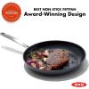imageOXO Frying Pan Enhanced 12 Skillet Ceramic Nonstick Durable Hard Anodized Cookware Scratch Resistant Stainless Steel Handle Good Grips Dishwasher ampamp Oven safe BlackBlack