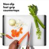 imageOXO Good Grips 2Piece Plastic Cutting Board Set Pack of 1Clear