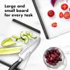 imageOXO Good Grips 2Piece Plastic Cutting Board Set Pack of 1Clear