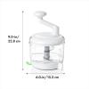imageOXO Good Grips One Stop Chop Manual Food Processor Stainless Steel Plastic