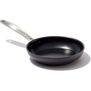 imageOXO Frying Pan Enhanced 12 Skillet Ceramic Nonstick Durable Hard Anodized Cookware Scratch Resistant Stainless Steel Handle Good Grips Dishwasher ampamp Oven safe BlackBlack