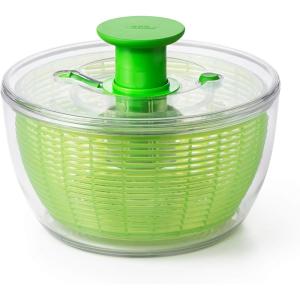 imageOXO Good Grips Large Salad Spinner  622 Qt WhiteGreen Salad Spinner