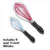 imageOXO Good Grips 2Piece Silicone Whisk SetSilicone Whisk Set