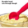 imageOXO Good Grips Medium Silicone Cookie Scoop ampamp Small Spatula Set Medium Cookie Scoop ampamp Small Spatula Red3 Scoops