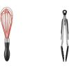 imageOXO Good Grips 9Inch Silicone Whisk  RedRedBlack