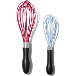 imageOXO Good Grips 2Piece Silicone Whisk SetSilicone Whisk Set