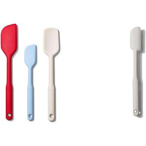 imageOXO Good Grips 3 Piece Silicone Spatula SetSpatula Set  Jar Spatula  Oat