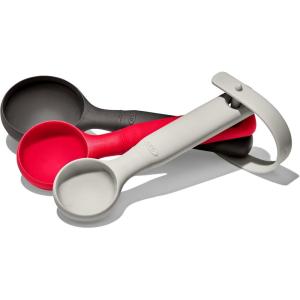 imageOXO Good Grips Medium Silicone Cookie Scoop ampamp Small Spatula Set Medium Cookie Scoop ampamp Small Spatula Red3 Scoops