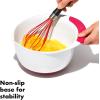 imageOXO Good Grips 3 Piece Plastic Mixing Bowl Set 2500 mlWhiteBlackBlueberryJamSeltzer