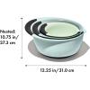 imageOXO Good Grips 3 Piece Plastic Mixing Bowl Set 2500 mlWhiteBlackCadet BlueTower GrayJade
