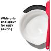 imageOXO Good Grips 3 Piece Plastic Mixing Bowl Set 2500 mlWhiteBlackWhiteBlack