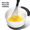 imageOXO Good Grips 3 Piece Plastic Mixing Bowl Set 2500 mlWhiteBlackWhiteBlack
