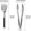 imageOXO Good Grips Grilling Tools Tongs and Turner Set Black