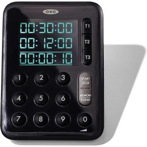 imageOXO Good Grips Digital Triple Kitchen Timer  BlackTimer
