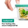 imageOXO Good Grips 1 Cup Smart Seal Glass Round Food Storage Container1 Count Pack of 2