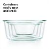 imageOXO Good Grips 1 Cup Smart Seal Glass Round Food Storage Container1 Count Pack of 2