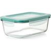 imageOXO Good Grips 16 Cup Smart Seal Leakproof Glass Rectangle Food Storage ContainerGlass