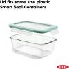 imageOXO Good Grips 16 Cup Smart Seal Leakproof Glass Rectangle Food Storage ContainerGlass
