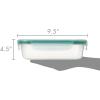 imageOXO Good Grips 16 Cup Smart Seal Leakproof Glass Rectangle Food Storage ContainerPlastic