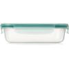 imageOXO Good Grips 16 Cup Smart Seal Leakproof Glass Rectangle Food Storage ContainerPlastic