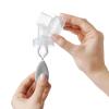 imageOXO Tot Breast Pump Parts Compact Drying Rack with Detail Brushes Gray 2 Piece Set