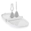 imageOXO Tot Breast Pump Parts Compact Drying Rack with Detail Brushes Gray 2 Piece Set