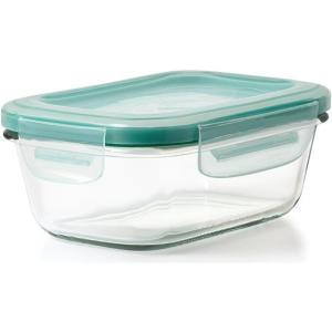 imageOXO Good Grips 16 Cup Smart Seal Leakproof Glass Rectangle Food Storage ContainerGlass