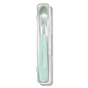imageOXO Tot OntheGo Feeding Spoon with Travel Case  NavyOpal