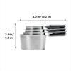 imageOXO Good Grips 4 Piece Stainless Steel Measuring Cups with Magnetic SnapsCups