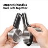 imageOXO Good Grips 4 Piece Stainless Steel Measuring Cups with Magnetic SnapsSet