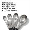 imageOXO Good Grips 4 Piece Stainless Steel Measuring Cups with Magnetic SnapsSpoons