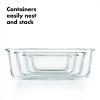 imageOXO Good Grips 4Piece Smart Seal Leakproof Mini Glass Container Set