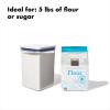 imageOXO Good Grips POP Container  Airtight Food Storage  Small Square Mini 04 Qt Ideal for baking powder spices dried herbs and chilesCONTAINER