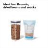 imageOXO Good Grips POP Container  Airtight Food Storage  Small Square Mini 04 Qt Ideal for baking powder spices dried herbs and chilesCONTAINER