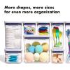 imageOXO Good Grips POP Container  Airtight Food Storage  Small Square Mini 04 Qt Ideal for baking powder spices dried herbs and chilesCONTAINER